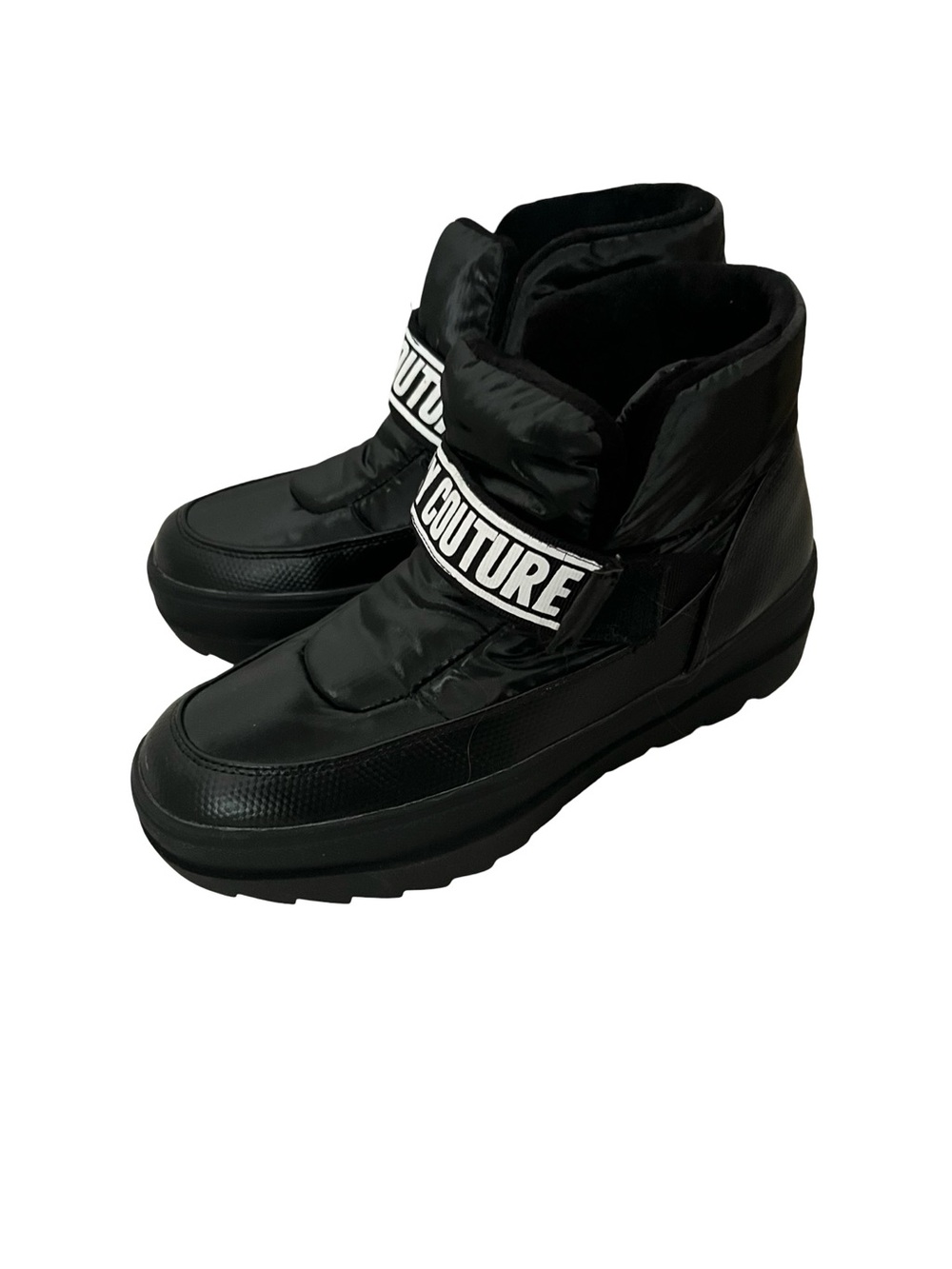 Juicy Couture Veronica Black Platform Winter Boots Size 8 Puffer Snow - Picture 4 of 5
